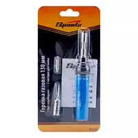  Горелка газовая  тип Карандаш  2 насадки для пайки  130 мм Sparta Chakana savdo