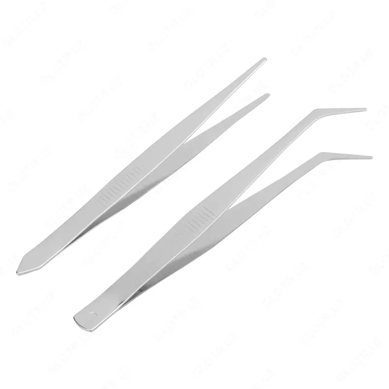 Набор пинцетов из нержавеющей стали  2 шт  Sparta