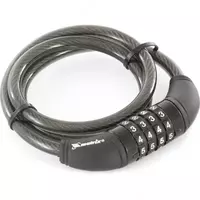 Замок тросовый универсальный с кодовым механизмом  10 х 950 мм Matrix