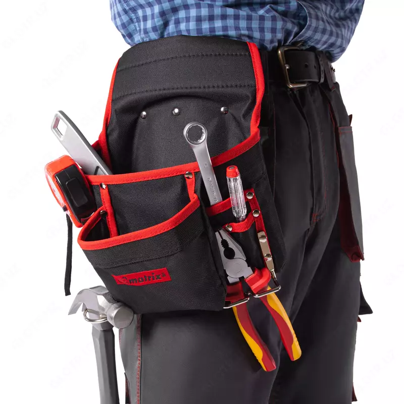   Подсумок поясной  8 карманов  держатель для молотка  для клещей Matrix