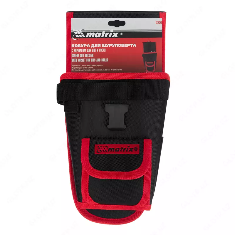   Кобура для шуруповерта с карманом для бит и сверл Matrix