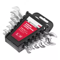 Набор ключей рожковых  6-17 мм  6 шт  CrV  хромированные Matrix