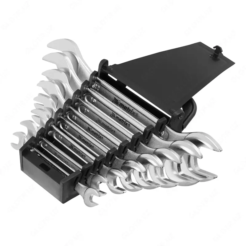  Набор ключей рожковых  6-22 мм  8 шт  CrV  хромированные Matrix - 