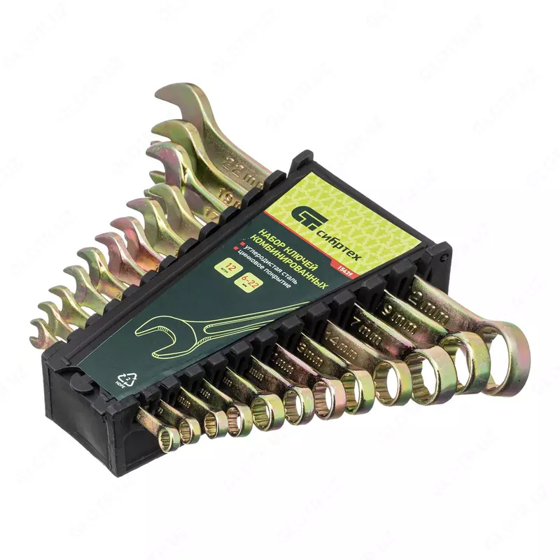 Набор ключей комбинированных  6-22 мм  12 шт Сибртех