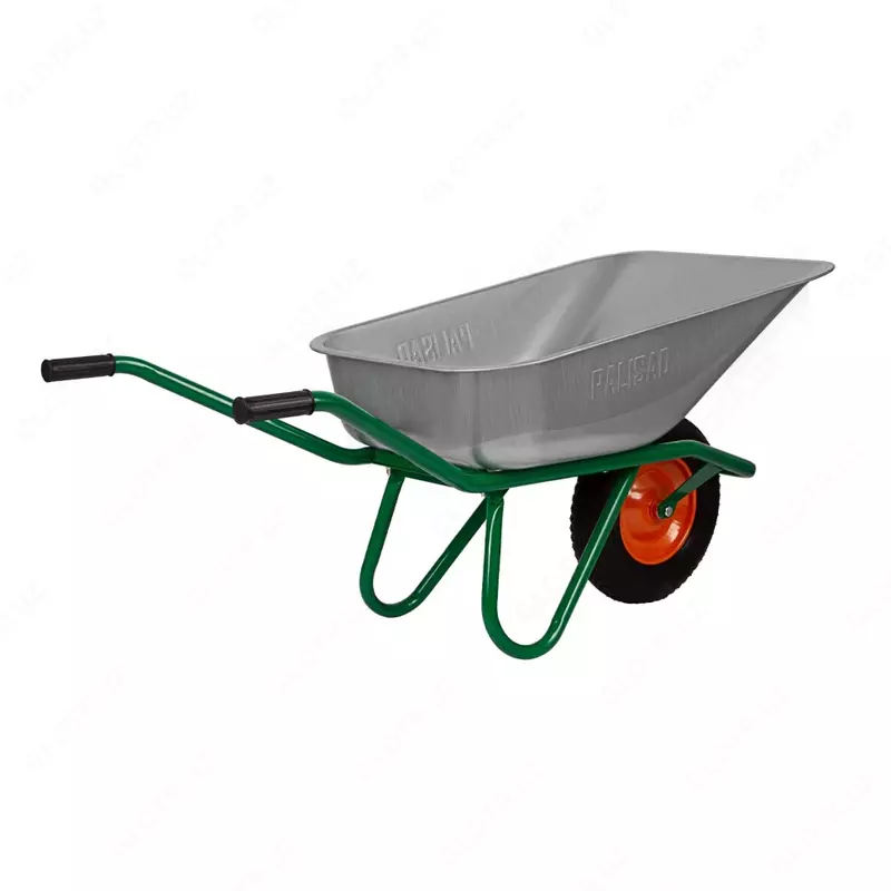   Тачка садово-строительная  усиленная  грузоподъемность 200 кг  объем 90 л Palisad