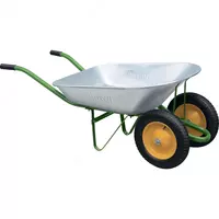 Тачка садовая  2-х колесная  грузоподъемность 170 кг  объем 78 л Palisad