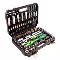  Набор инструментов 108 предметов  CrV  1/2  1/4 Сибртех - 