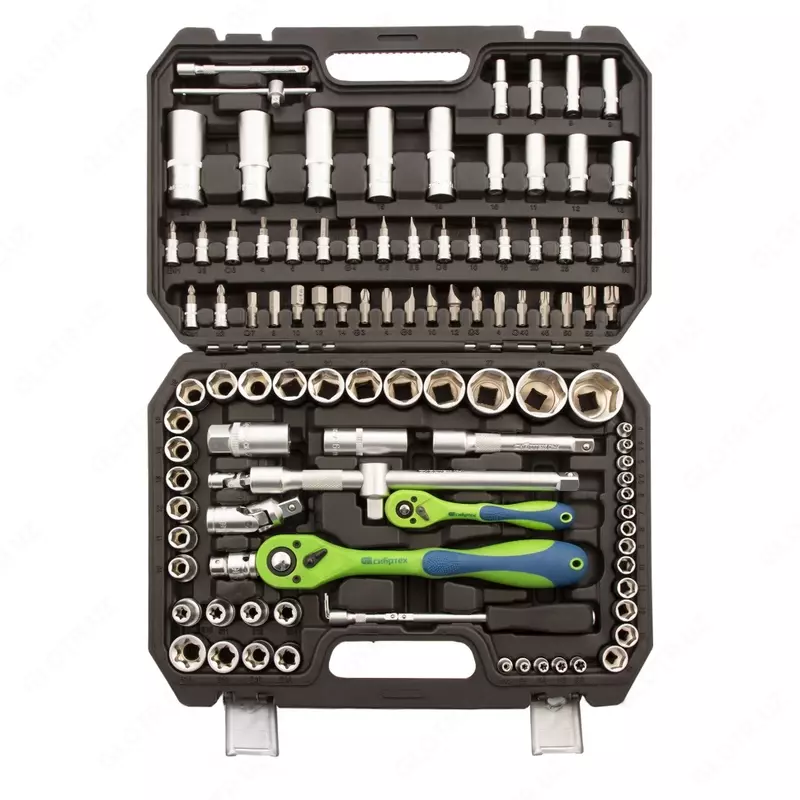   Набор инструментов 108 предметов  CrV  1/2  1/4 Сибртех