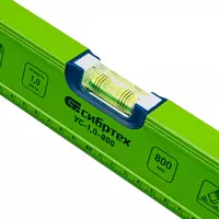   Уровень алюминиевый УС-1  0-800  фрезерованный  3 глазка  рукоятки  800 мм Сибртех