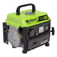  Генератор бензиновый БС-950  0.8 кВт  230 В  2-х тактный  4 л  ручной стартер Сибртех - 