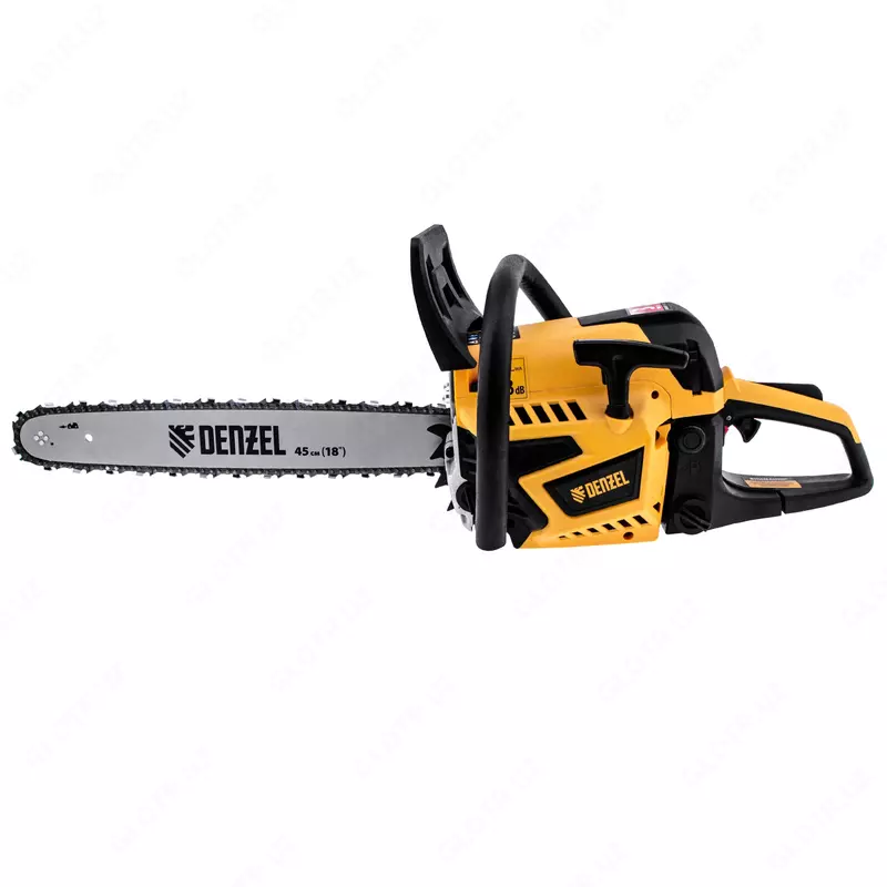   Пила цепная бензиновая DS-5218  шина 45 см  52 см3  3 л.с  шаг 0 325  паз 1 5 мм  72 звена Denzel