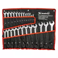 Набор ключей комбинированных  6-32 мм  25 шт  CrV  полированный хром Matrix