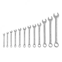   Набор ключей комбинированных  6-22 мм  12 шт  CrV  полированный хром Matrix