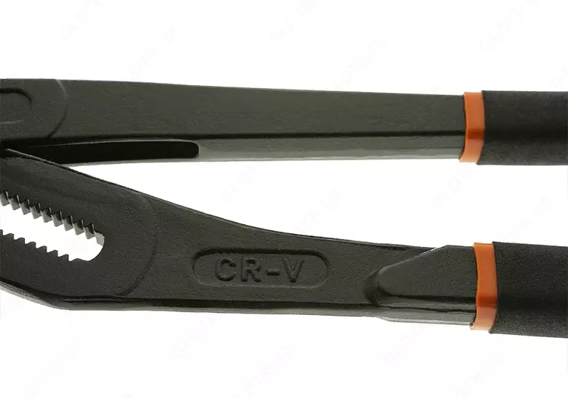  Клещи переставные  400мм  кнопочный шарнир  зев 80мм  ПВХ рукоятки  Sturm - 