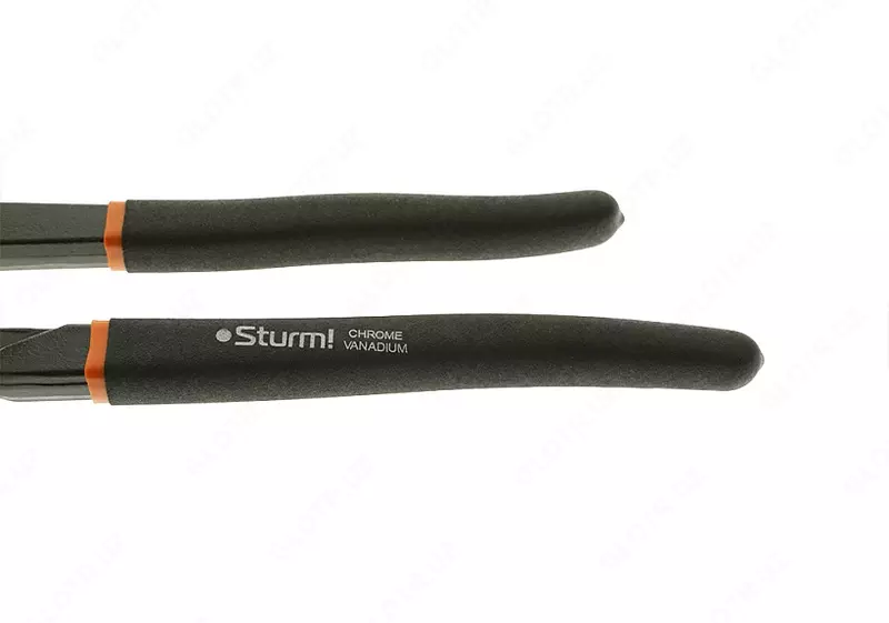   Клещи переставные  400мм  кнопочный шарнир  зев 80мм  ПВХ рукоятки  Sturm