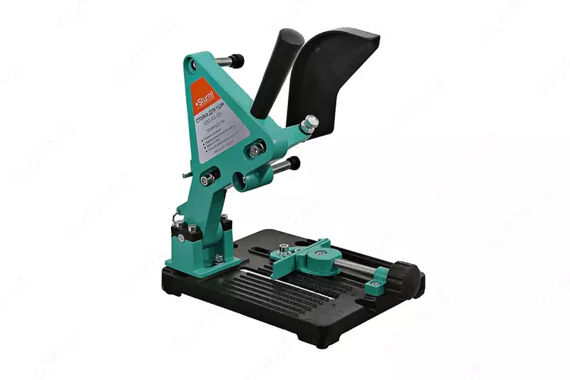  Стойка для крепления УШМ 115/125 мм  чугунное основание  Sturm Только в розницу