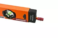  Уровень с карандашом 400 мм магнитный 3 глазка 1мм/м серия Кулибин Sturm Только в розницу