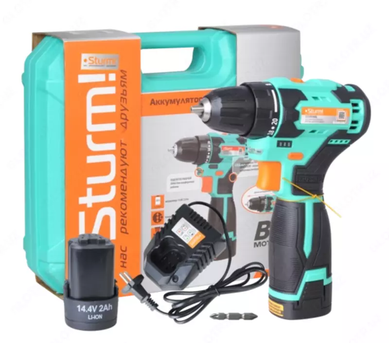 Аккумуляторный шуруповерт Sturm - ООО "QUATTRO PRO"
