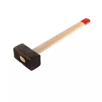  Кувалда  6000 г  кованая головка  деревянная рукоятка 650 мм Сибртех - 