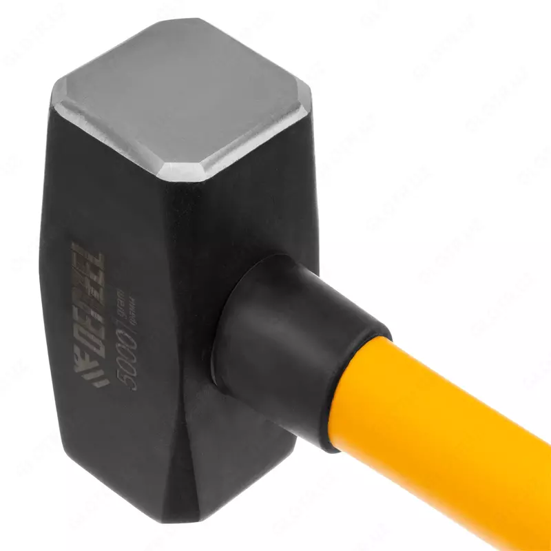  Balyoz 5000 g  zarb qilingan  TPR qoplamali shisha tolali tutqich  880 mm Denzel - 