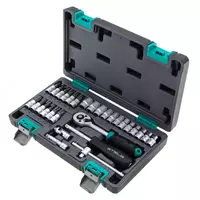  Набор инструментов  1/4  CrV  пластиковый кейс 29 предметов Stels - 