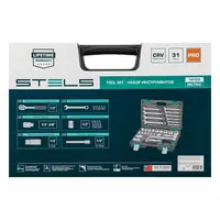  Набор инструментов 1/2  CrV  пластиковый кейс  31 предмет Stels ООО QUATTRO PRO