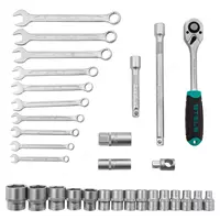  Набор инструментов 1/2  CrV  пластиковый кейс  31 предмет Stels - Набор автоинструментов