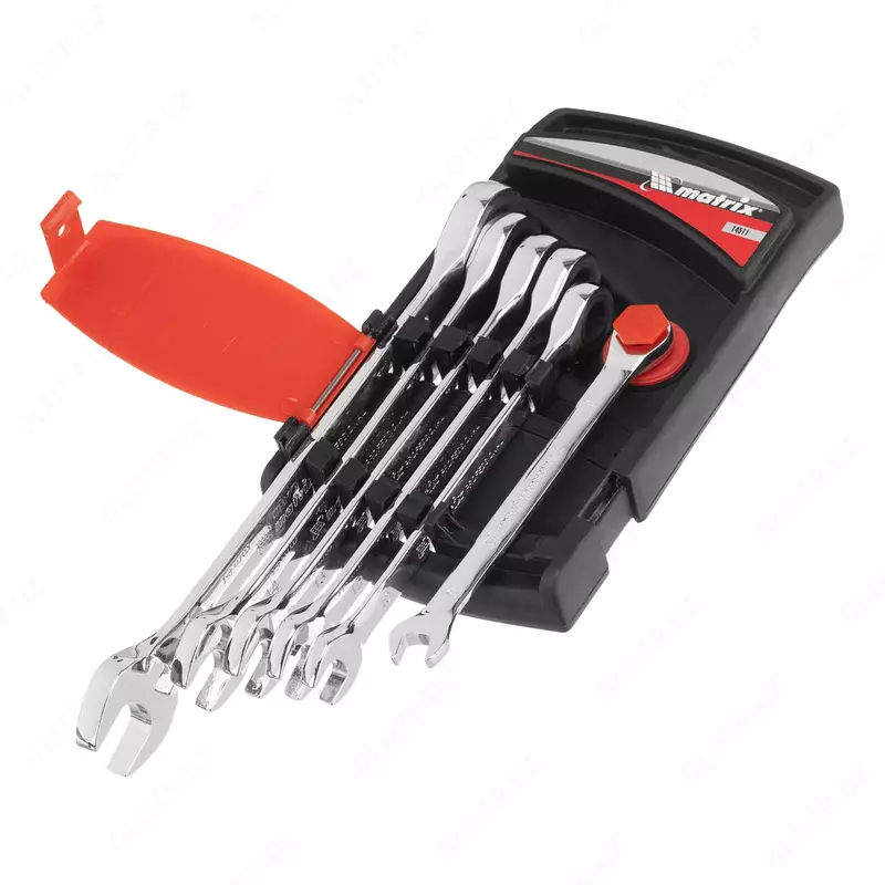 Kombinatsiyalangan kalit toplami  ratchet  6 dona Matrix