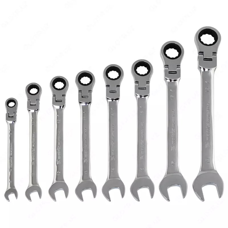  Kombinatsiyalangan  ratchet menteşeli kalitlar toplami  8 dona Matrix - ООО QUATTRO PRO