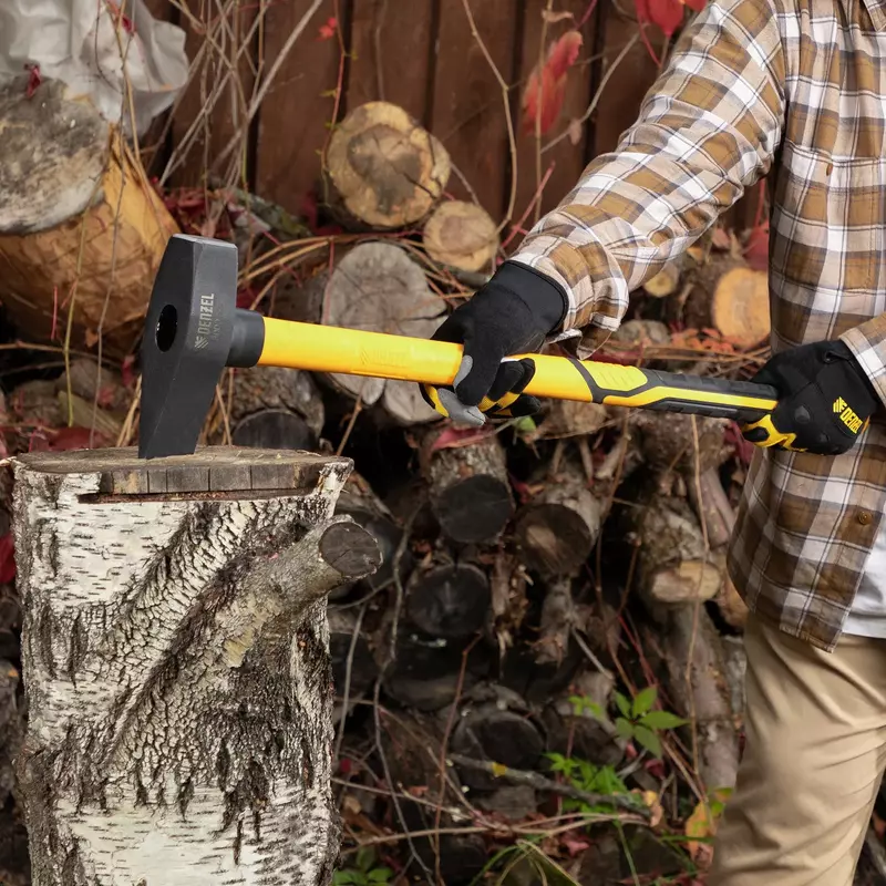  ООО QUATTRO PRO - Balyoz 3000 g  zarb qilingan  TPR qoplamali shisha tolali tutqich  880 mm Denzel