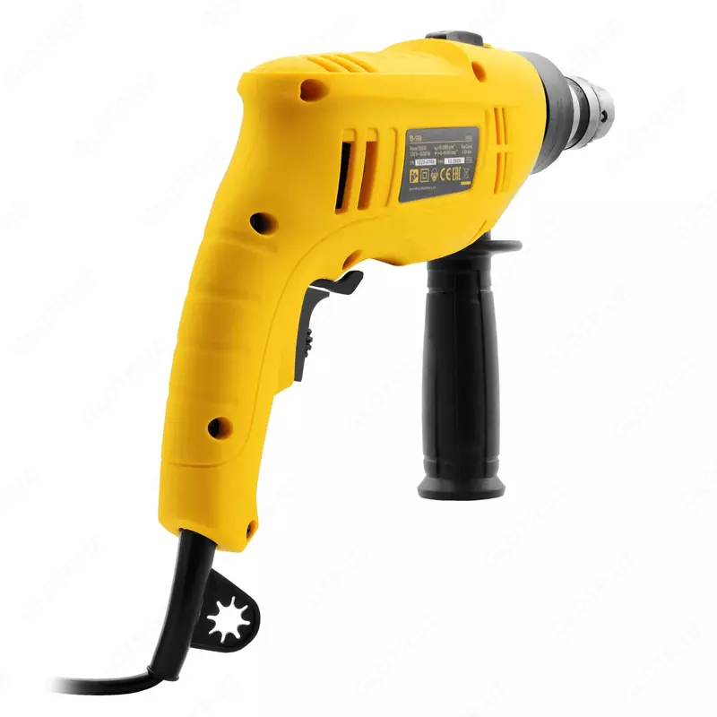   Дрель ударная ID-1050-2  1050 Вт  0-3000/0-1100 об/мин  0-48000/0-17600 уд/мин  2 скорости Denzel