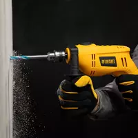  Дрель ударная ID-1050-2  1050 Вт  0-3000/0-1100 об/мин  0-48000/0-17600 уд/мин  2 скорости Denzel - Дрели