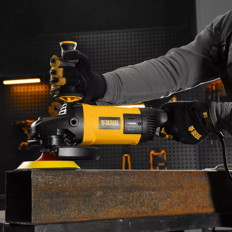  Машина шлифовальная угловая AG230-2600  2600 Вт  230 мм  6000 об/мин Denzel  - ООО QUATTRO PRO