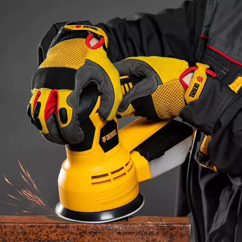  OS-125 Eksantrik Sander  450 Vt  6000-12000 aylanish / min Denzel Pnevmatik silliqlash mashinalari