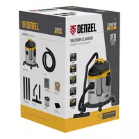  Qurilish changyutgichi SVC15  1200 Vt  15 l idish  2 m shlang Denzel  - ООО QUATTRO PRO