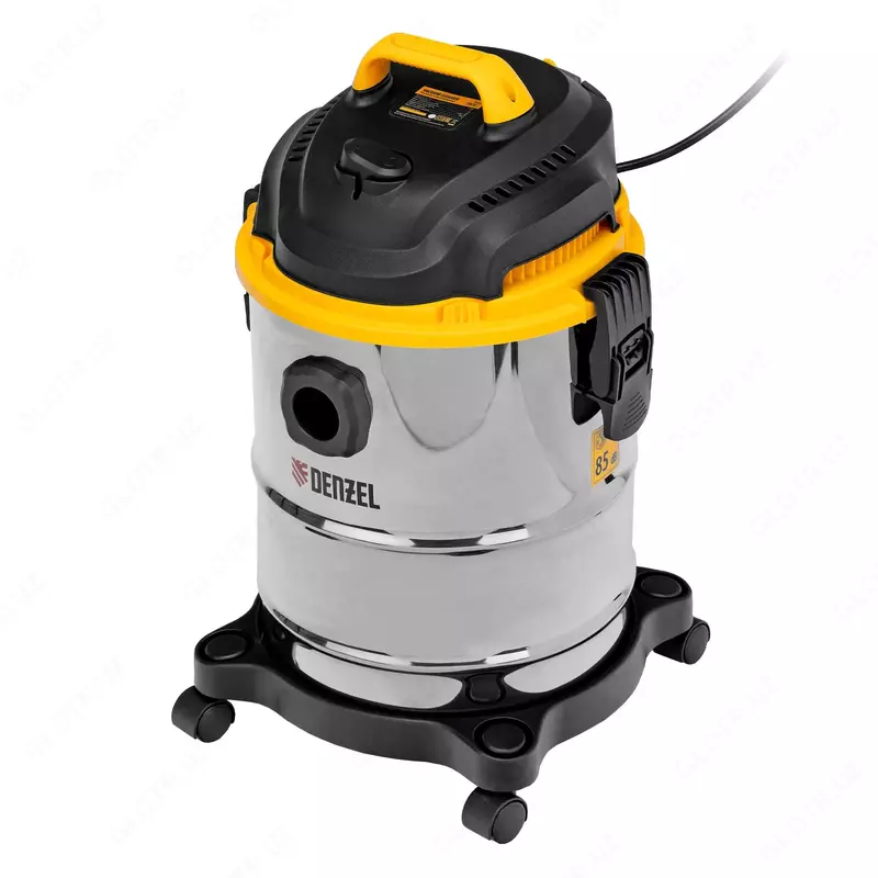   Пылесос строительный RVC30  1400 Вт  бак 30 л  шланг 3 м  розетка с автосинхр. Denzel