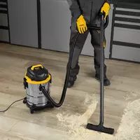  ООО QUATTRO PRO - Пылесос строительный RVC30  1400 Вт  бак 30 л  шланг 3 м  розетка с автосинхр. Denzel