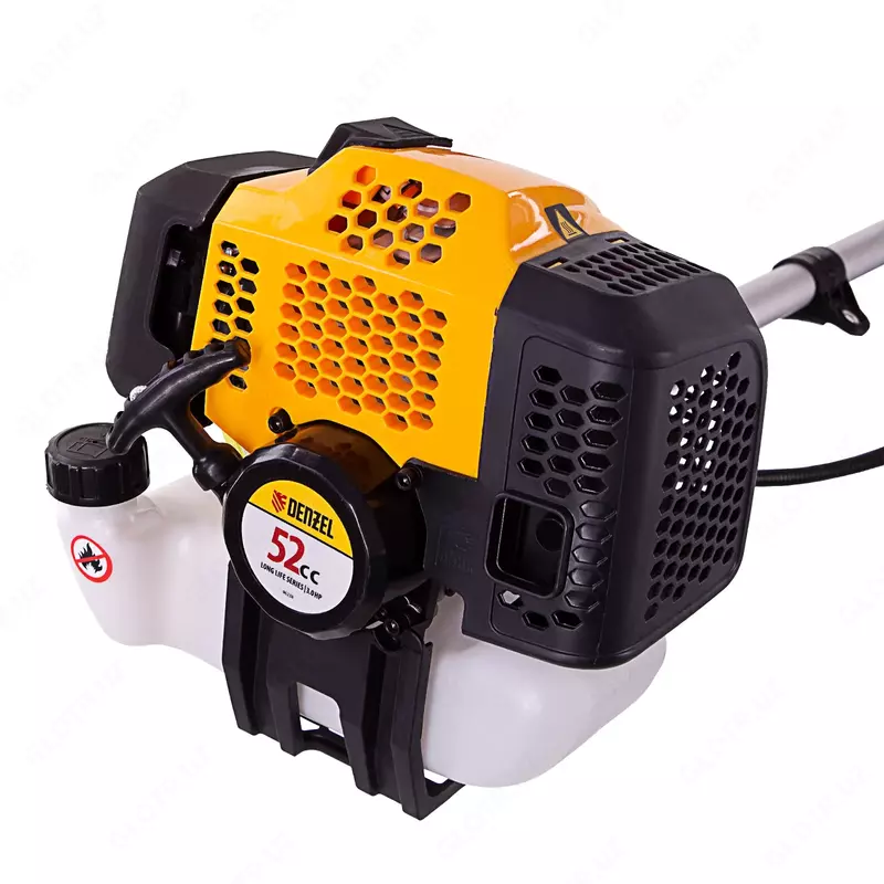  Триммер бензиновый DGT-520  52см3  3 л.с.  неразъемная штанга  состоит из 2 частей// Denzel - 