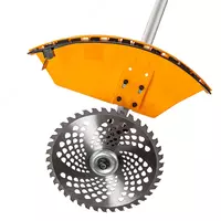   Триммер бензиновый DGT-430  43см3  2 5 л.с.  неразъемная штанга  состоит из 2 частей// Denzel