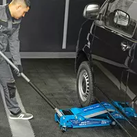  ООО QUATTRO PRO - Домкрат гидравлический подкатной  быстрый подъем  3 т  Quick  130-465 мм  профессиональный Stels