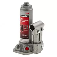   Домкрат гидравлический бутылочный  2 т  высота подъема 181-345 мм  в пластиковый кейсе Matrix