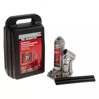  Домкрат гидравлический бутылочный  2 т  высота подъема 181-345 мм  в пластиковый кейсе Matrix ООО QUATTRO PRO