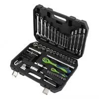 Набор инструментов 89 предметов  CrV 1/2  1/4 Сибртех