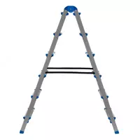  Стремянка двухсторонняя 6 ступеней  сталь профиль  стальные ступени  Сибртех - 