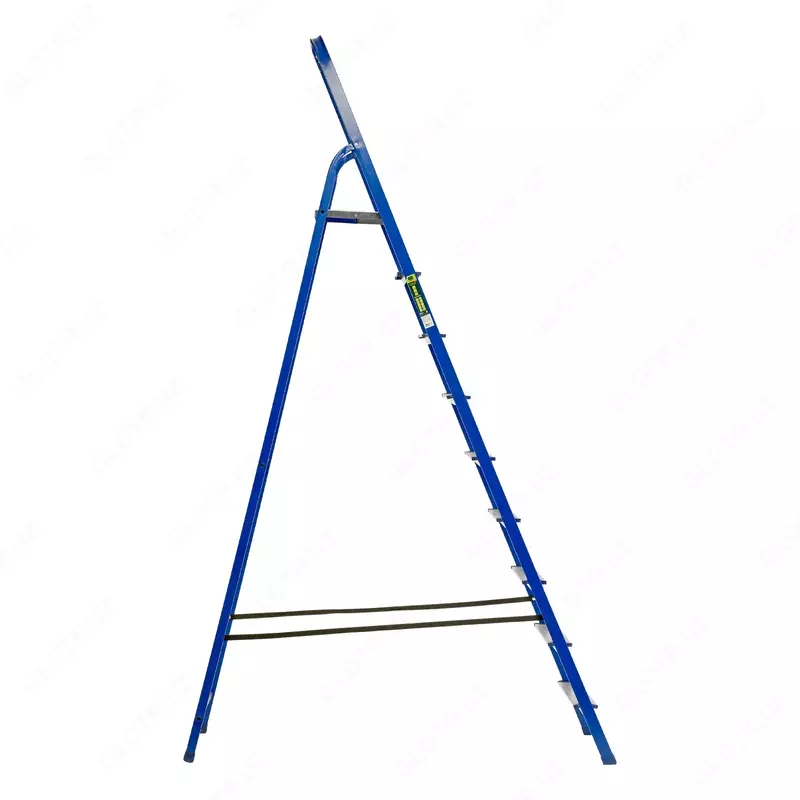  Стремянка  9 ступеней  стальной профиль  алюминиевые ступени Сибртех - 