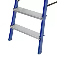   Стремянка  9 ступеней  стальной профиль  алюминиевые ступени Сибртех
