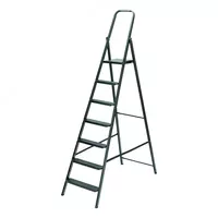 Стремянка 7 ступеней  компактная  стальная Сибртех
