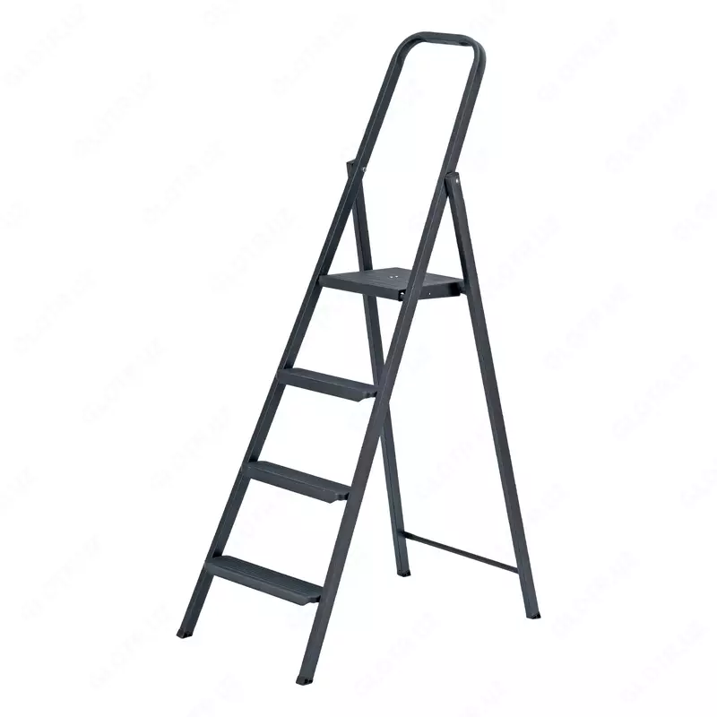 Стремянка 4 ступеней  компактная  стальная Сибртех