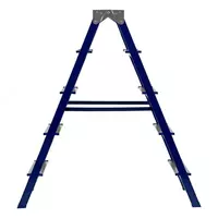  Стремянка двусторонняя 5 ступеней  стальная  Сибртех - 