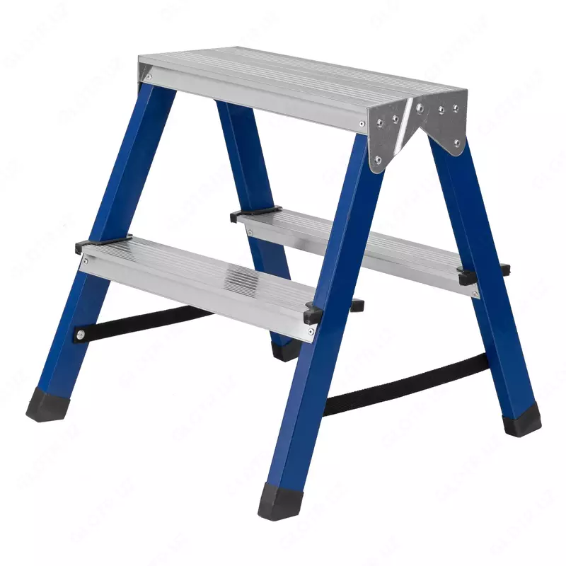 Стремянка двусторонняя 2 ступеней  стальная  Сибртех